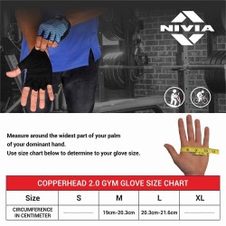 Nivia Copperhead 2.0 Gym Gloves Nivia Copperhead 2.0 Gym Gloves