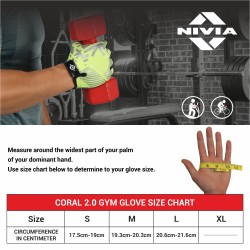 Nivia Coral 2.0 Gym Gloves Nivia Coral 2.0 Gym Gloves