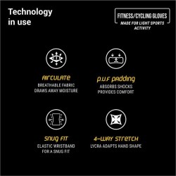 Nivia Crystal 2.0 Gym Gloves Nivia Crystal 2.0 Gym Gloves