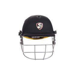 SG Blazetech Coloured Cricket Helmet (Black)