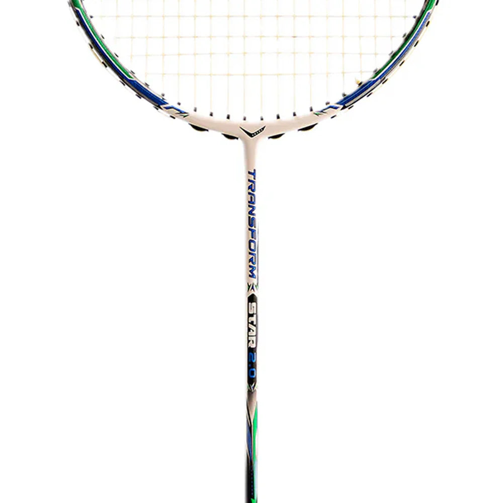 Transform Star 2.0 Badminton Racket - White Green Transform Star 2.0 Badminton Racket - White Green