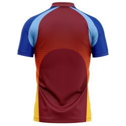 West Indies T20 World Cup 2010 Half Sleeves Cricket Fan Jersey - 100% Dryfit Polyester - With Name Personalization
