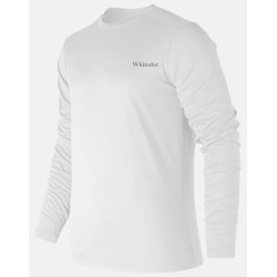 Whitedot Alpha White Long Sleeve Compression Top Whitedot Alpha White Long Sleeve Compression Top