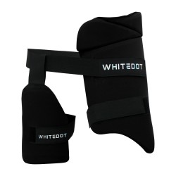 Whitedot Black Combo Cricket Thigh Guard Whitedot Black Combo Cricket Thigh Guard