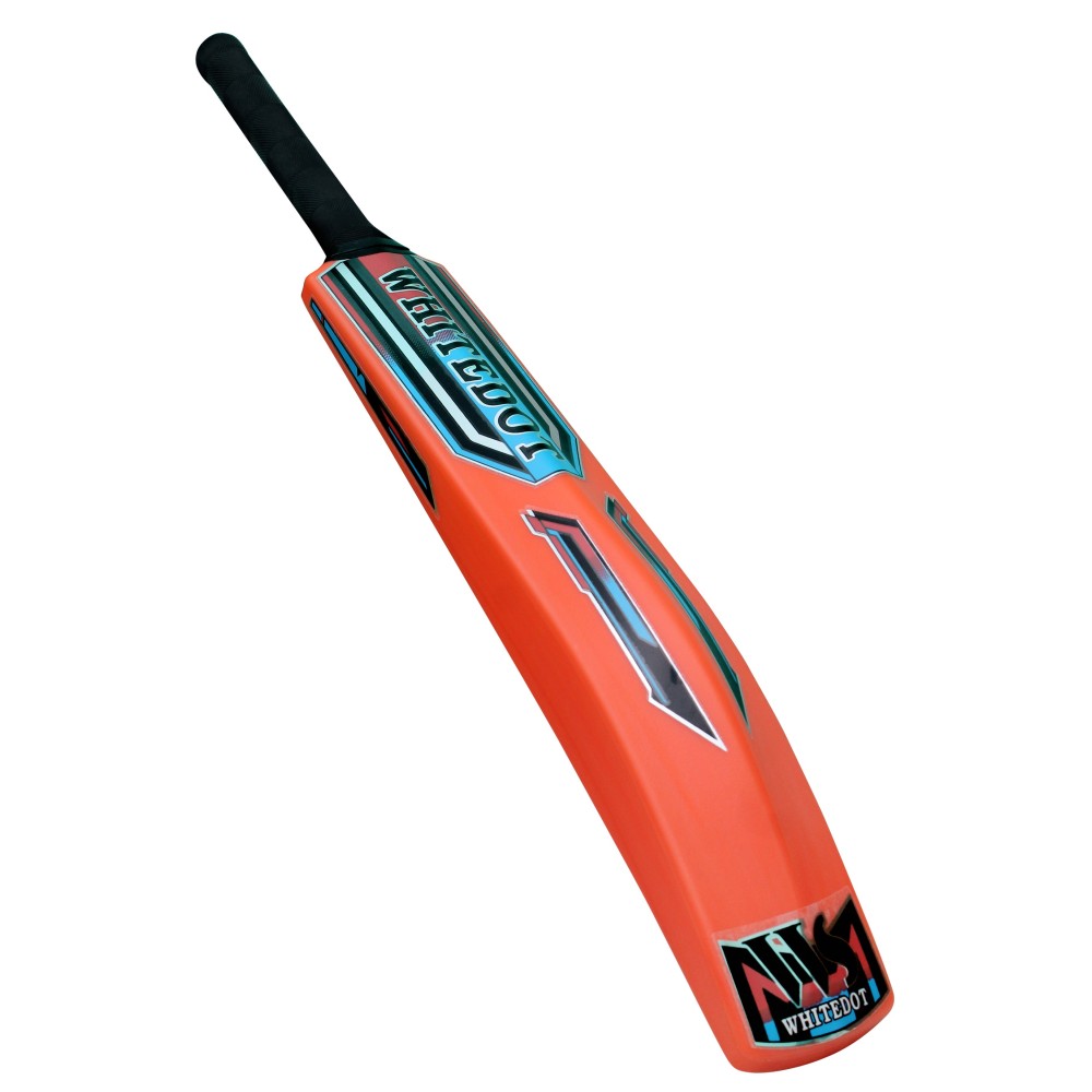 Whitedot Capital Orange Heavy Duty Plastic Cricket Bat for Heavy and Light Tennis Ball Whitedot Capital Orange Heavy Duty Plastic Cricket Bat for Heavy and Light Tennis Ball