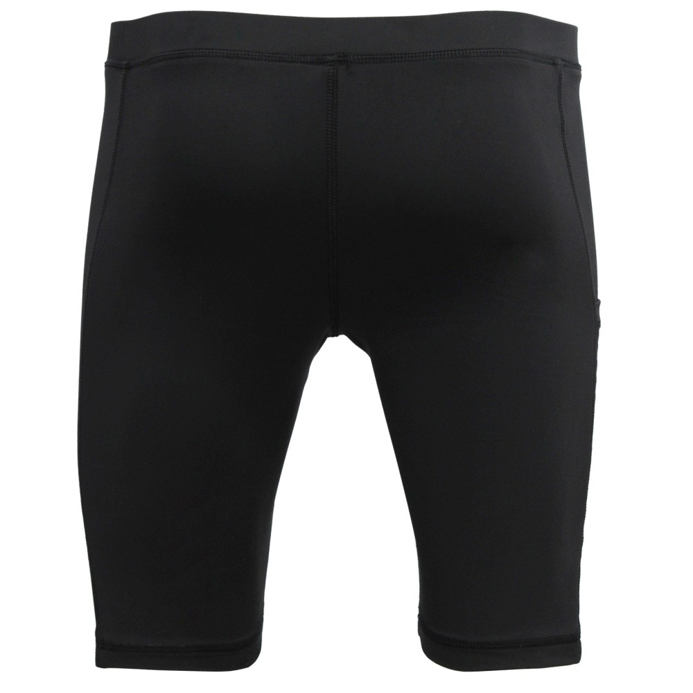 Whitedot Sigma Black Quick Dry Compression Shorts with Mobile Pocket Whitedot Sigma Black Quick Dry Compression Shorts with Mobile Pocket