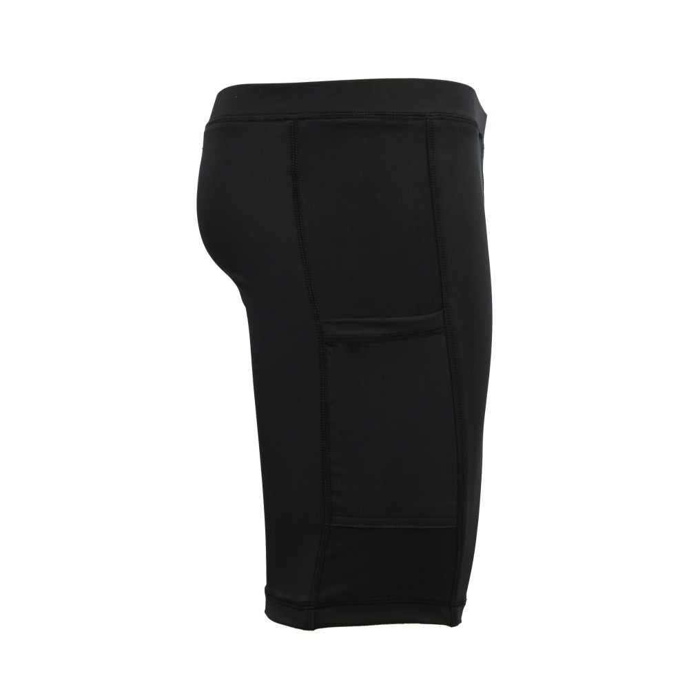 Whitedot Sigma Black Quick Dry Compression Shorts with Mobile Pocket Whitedot Sigma Black Quick Dry Compression Shorts with Mobile Pocket