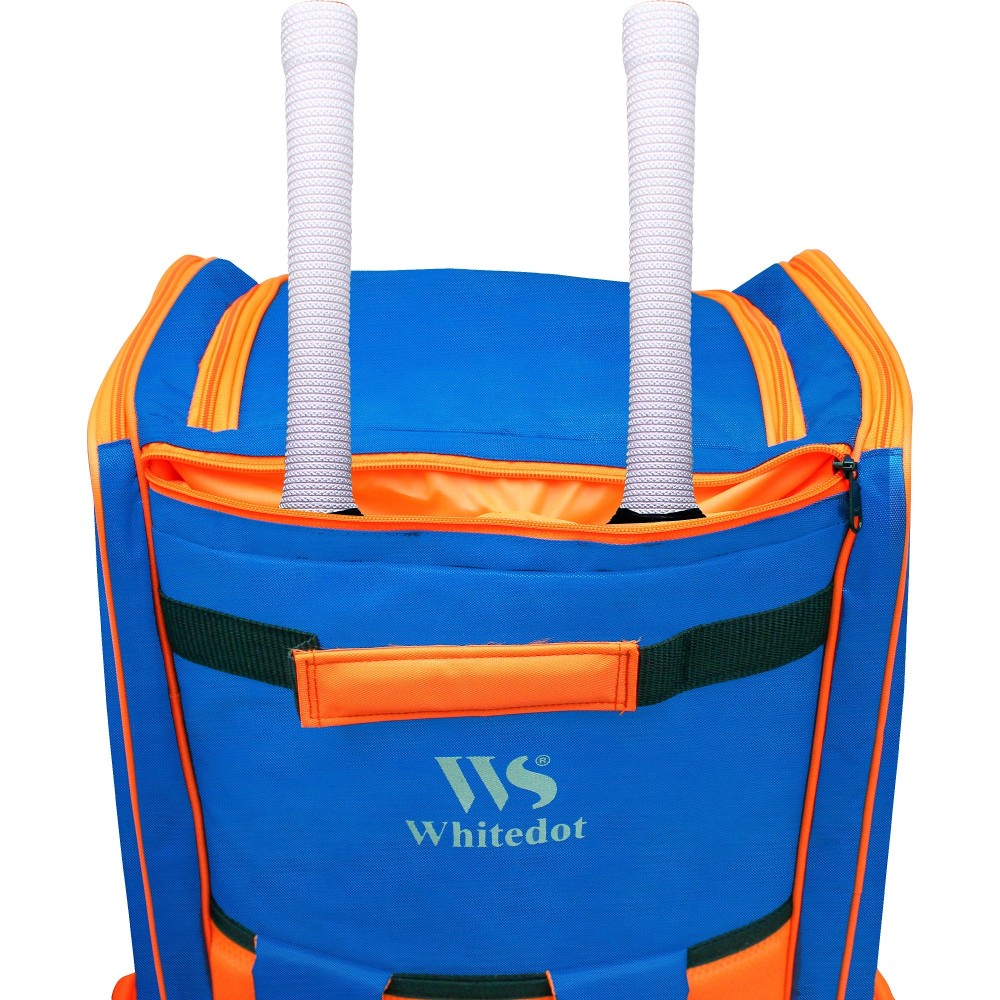 Whitedot Spliit Blue Duffle Cricket Kitbag - Non Wheelie Whitedot Spliit Blue Duffle Cricket Kitbag - Non Wheelie