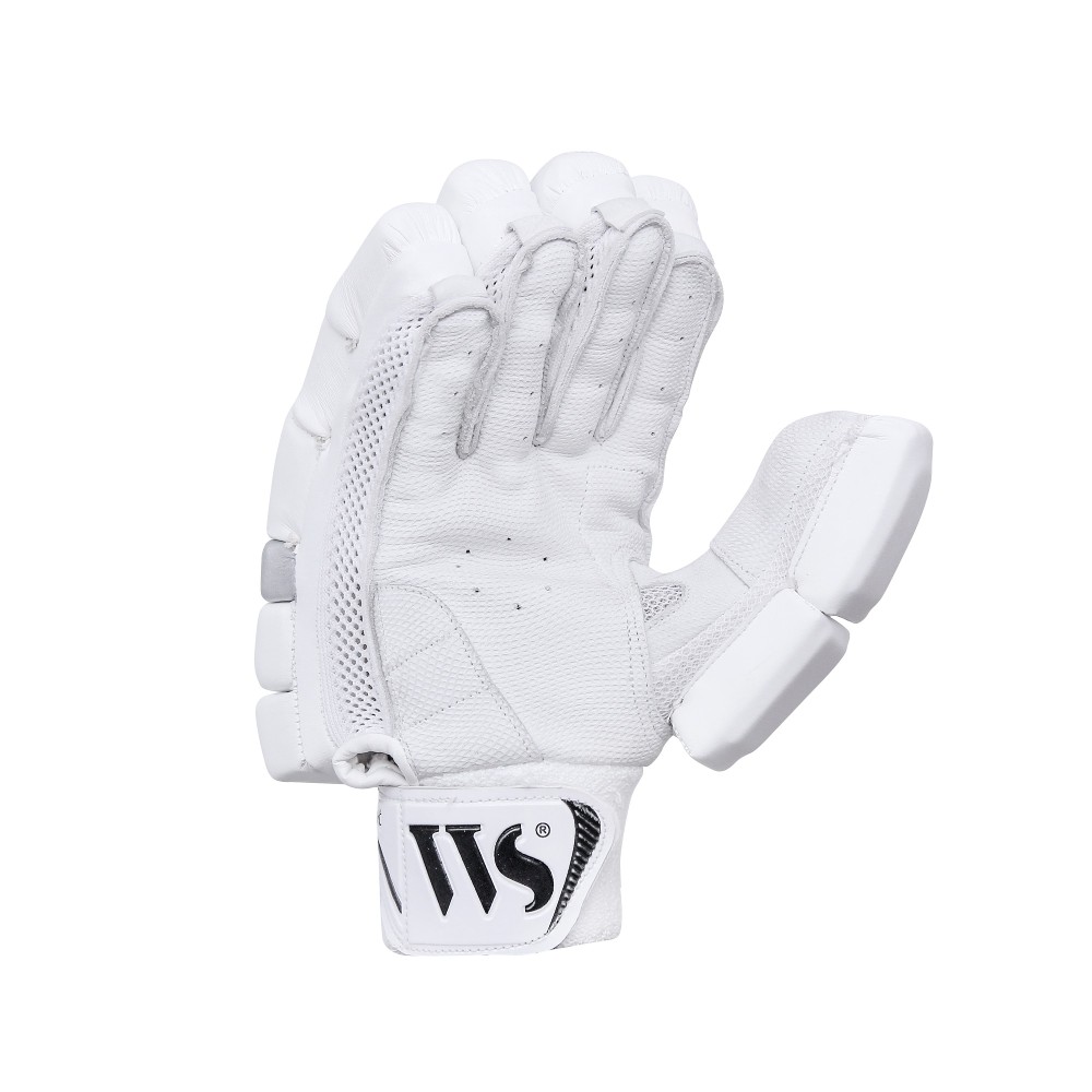 Whitedot Summer White Cricket Batting Gloves Whitedot Summer White Cricket Batting Gloves