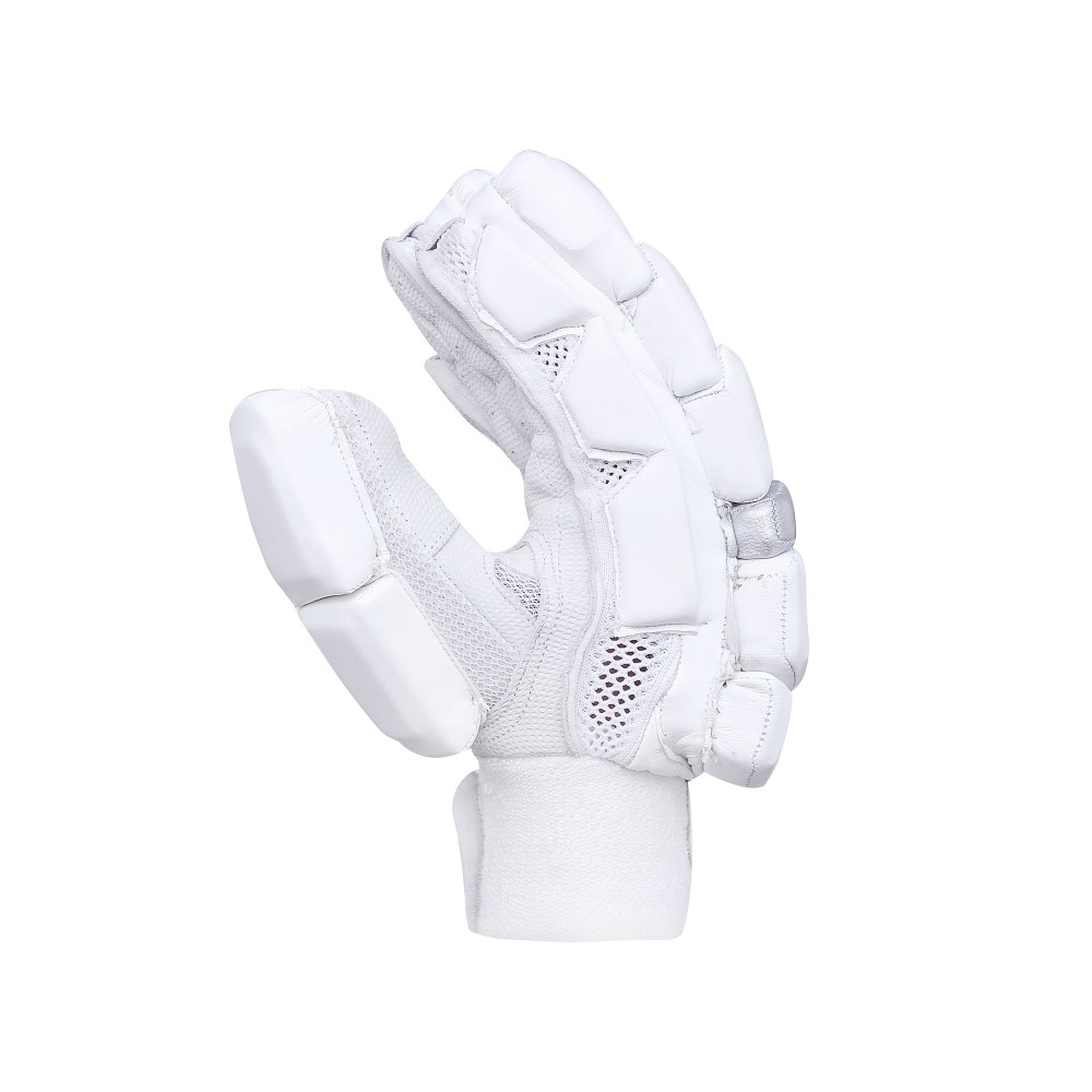 Whitedot Summer White Cricket Batting Gloves Whitedot Summer White Cricket Batting Gloves