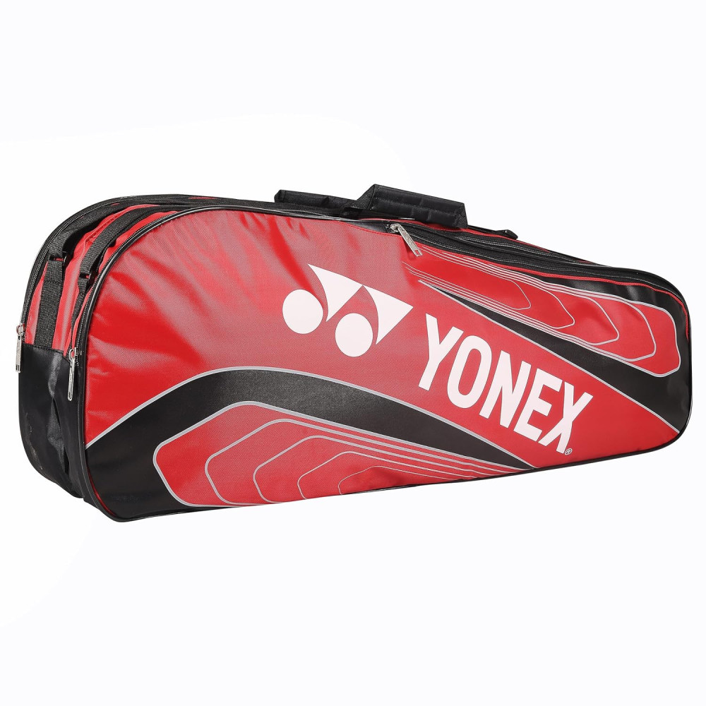 YONEX Badminton Kitbag BT5 | 2 Zipper Compartment for Storage of 3 Rackets and Clothes| YONEX Badminton Kitbag BT5 | 2 Zipper Compartment for Storage of 3 Rackets and Clothes|