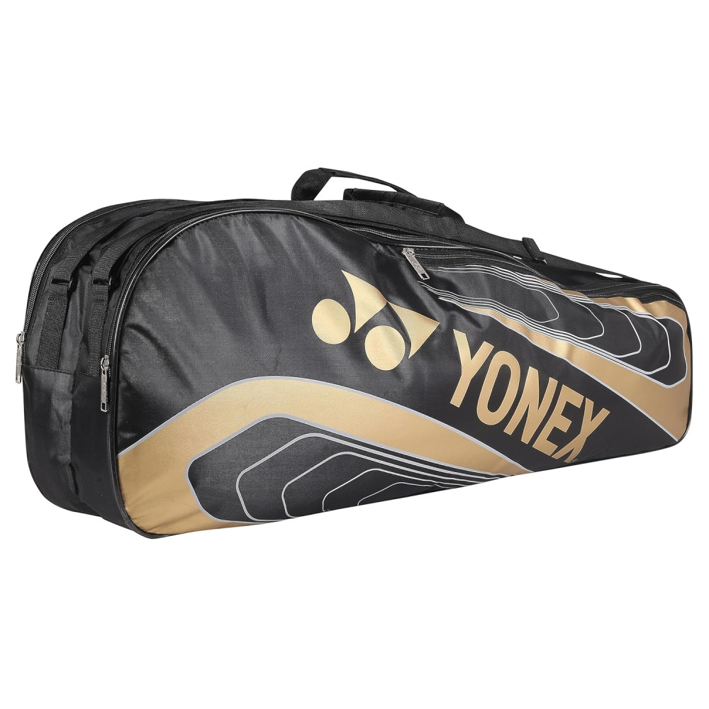 YONEX Badminton Kitbag BT5 | 2 Zipper Compartment for Storage of 3 Rackets and Clothes| YONEX Badminton Kitbag BT5 | 2 Zipper Compartment for Storage of 3 Rackets and Clothes|