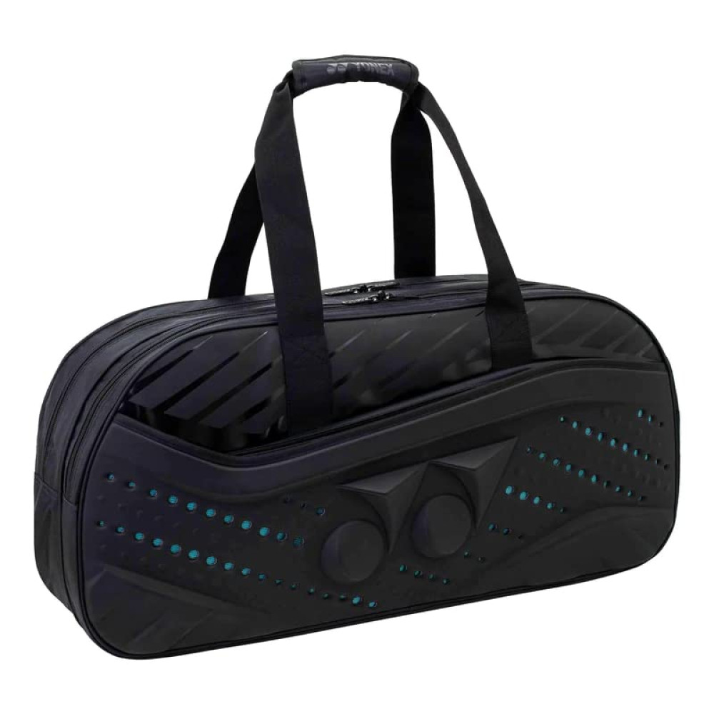YONEX Badminton Tournament Bag 2231 Black (3D Logo) (Black Black Ceramic) YONEX Badminton Tournament Bag 2231 Black (3D Logo) (Black Black Ceramic)