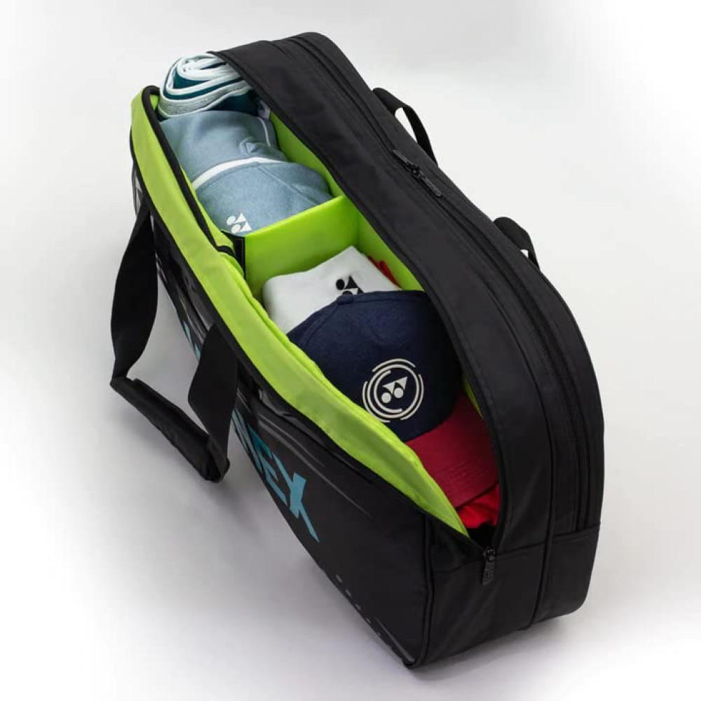 YONEX Badminton Tournament Bag 2231 Black (3D Logo) (Black Black Ceramic) YONEX Badminton Tournament Bag 2231 Black (3D Logo) (Black Black Ceramic)