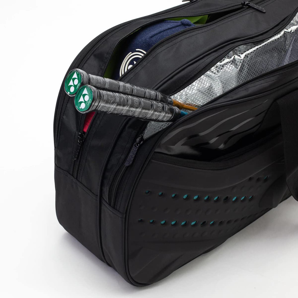YONEX Badminton Tournament Bag 2231 Black (3D Logo) (Black Black Ceramic) YONEX Badminton Tournament Bag 2231 Black (3D Logo) (Black Black Ceramic)