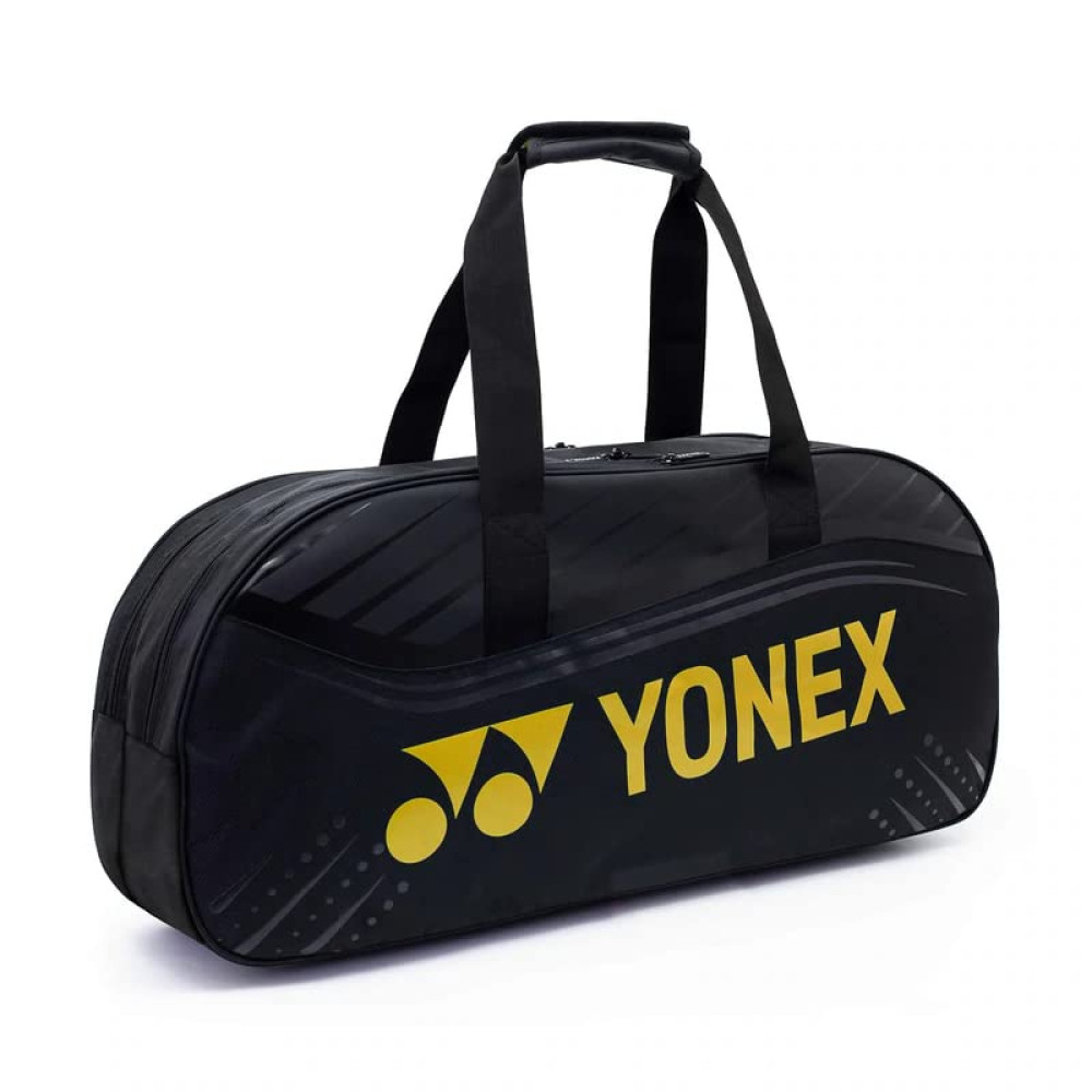 YONEX Badminton Tournament Bag 2231 Black (3D Logo) (Black Black Ceramic) YONEX Badminton Tournament Bag 2231 Black (3D Logo) (Black Black Ceramic)