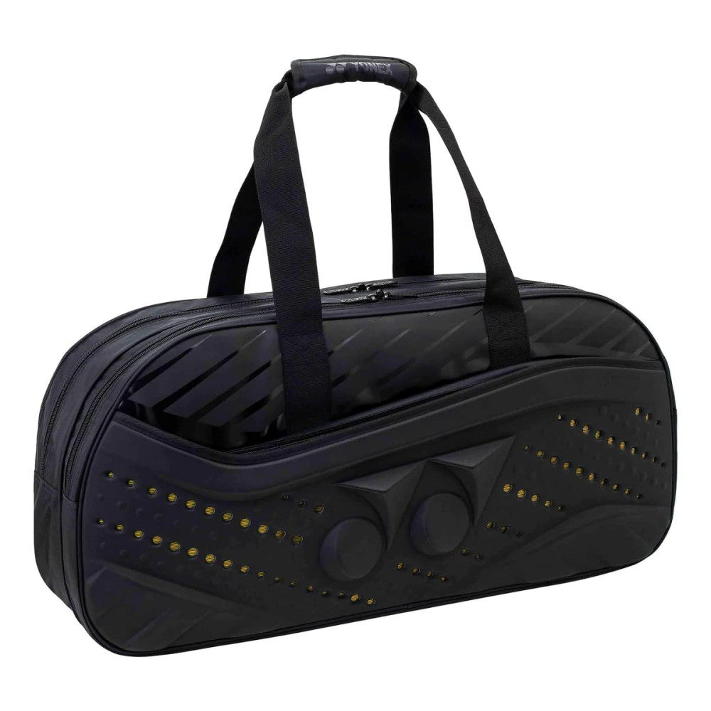 YONEX Badminton Tournament Bag 2231 Black (3D Logo) (Black Black Ceramic) YONEX Badminton Tournament Bag 2231 Black (3D Logo) (Black Black Ceramic)