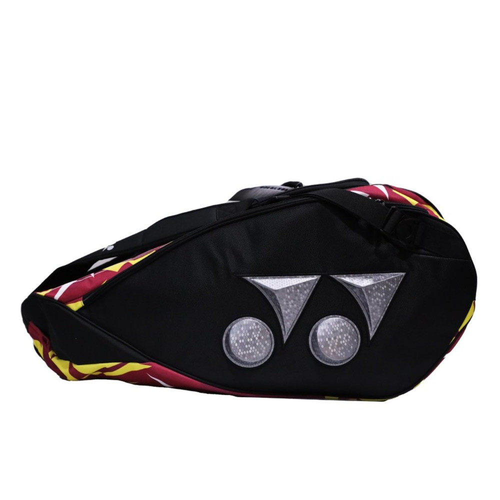 YONEX Badminton Champion Racquet Bag 22926T BT6-SR|6 Zipper Compartment for Saparate Storage of 9 Rackets,Shoes and Clothes|High Density EVA |Anti-Theft Zipper Locking System|Hand-Carry YONEX Badminton Champion Racquet Bag 22926T BT6-SR|6 Zipper Compartment for Saparate Storage of 9 Rackets,Shoes and Clothes|High Density EVA |Anti-Theft Zipper Locking System|Hand-Carry