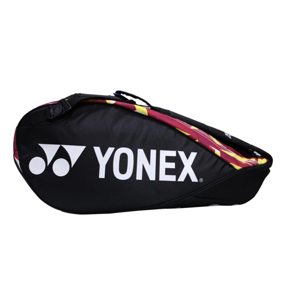 YONEX Badminton Champion Racquet Bag 22926T BT6-SR|6 Zipper Compartment for Saparate Storage of 9 Rackets,Shoes and Clothes|High Density EVA |Anti-Theft Zipper Locking System|Hand-Carry YONEX Badminton Champion Racquet Bag 22926T BT6-SR|6 Zipper Compartment for Saparate Storage of 9 Rackets,Shoes and Clothes|High Density EVA |Anti-Theft Zipper Locking System|Hand-Carry