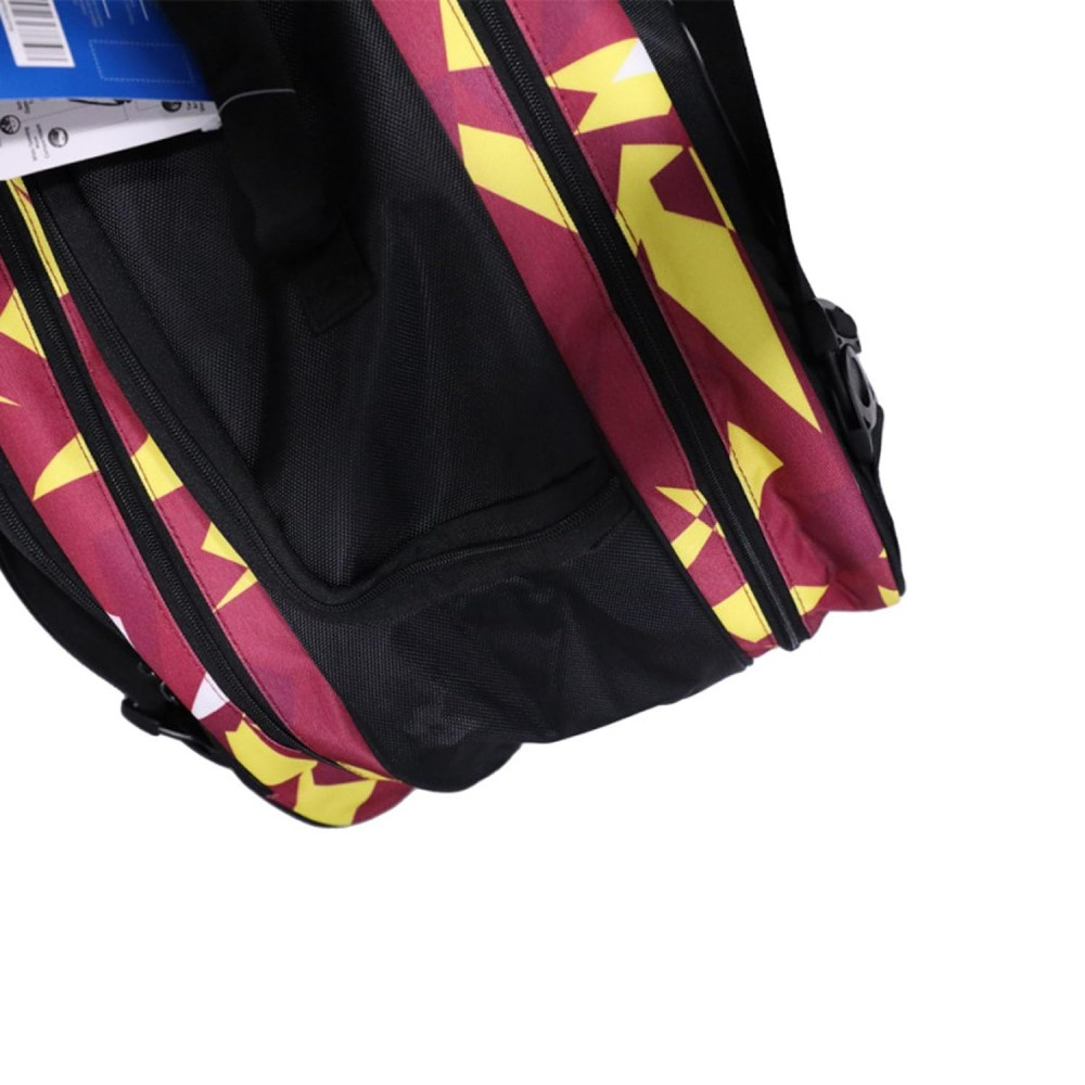 YONEX Badminton Champion Racquet Bag 22926T BT6-SR|6 Zipper Compartment for Saparate Storage of 9 Rackets,Shoes and Clothes|High Density EVA |Anti-Theft Zipper Locking System|Hand-Carry YONEX Badminton Champion Racquet Bag 22926T BT6-SR|6 Zipper Compartment for Saparate Storage of 9 Rackets,Shoes and Clothes|High Density EVA |Anti-Theft Zipper Locking System|Hand-Carry