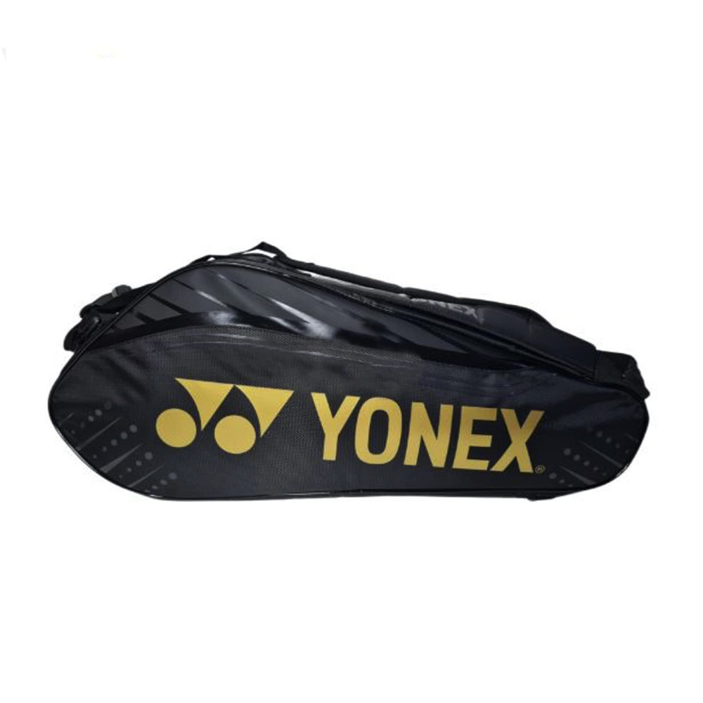 Yonex 2226 Black Edition Badminton Racquet KitBag, Black/Rich Gold Yonex 2226 Black Edition Badminton Racquet KitBag, Black/Rich Gold