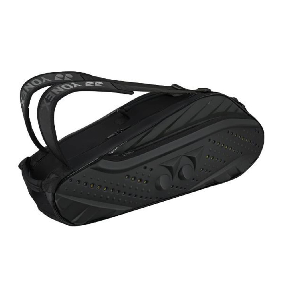 Yonex 2226 Black Edition Badminton Racquet KitBag, Black/Rich Gold Yonex 2226 Black Edition Badminton Racquet KitBag, Black/Rich Gold