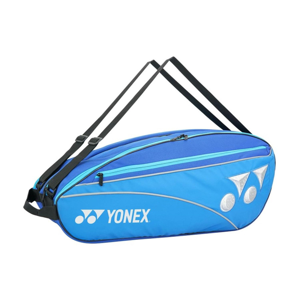 Yonex PC2-3D-Q014-23426EX-SR Club Racquet Bag, Black/Yellow Yonex PC2-3D-Q014-23426EX-SR Club Racquet Bag, Black/Yellow