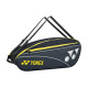Yonex PC2-3D-Q014-23426EX-SR Club Racquet Bag, Black/Yellow Yonex PC2-3D-Q014-23426EX-SR Club Racquet Bag, Black/Yellow