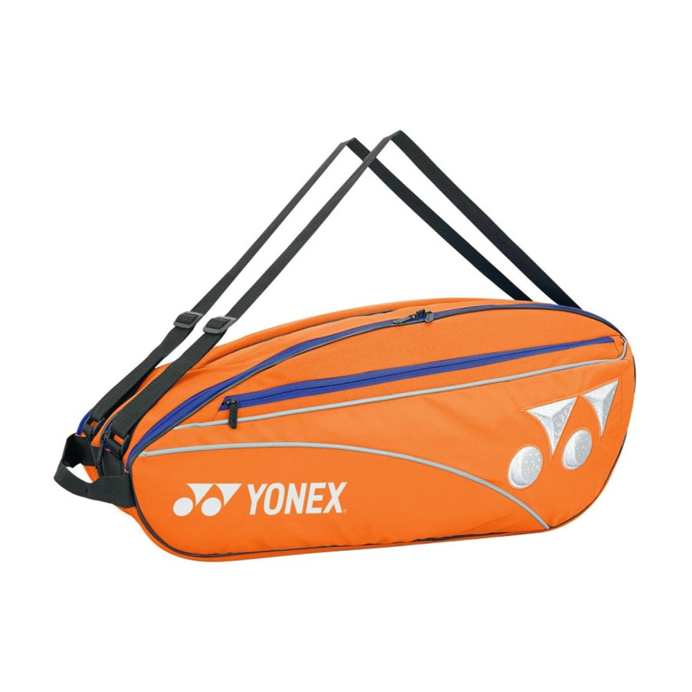 Yonex PC2-3D-Q014-23426EX-SR Club Racquet Bag, Black/Yellow Yonex PC2-3D-Q014-23426EX-SR Club Racquet Bag, Black/Yellow