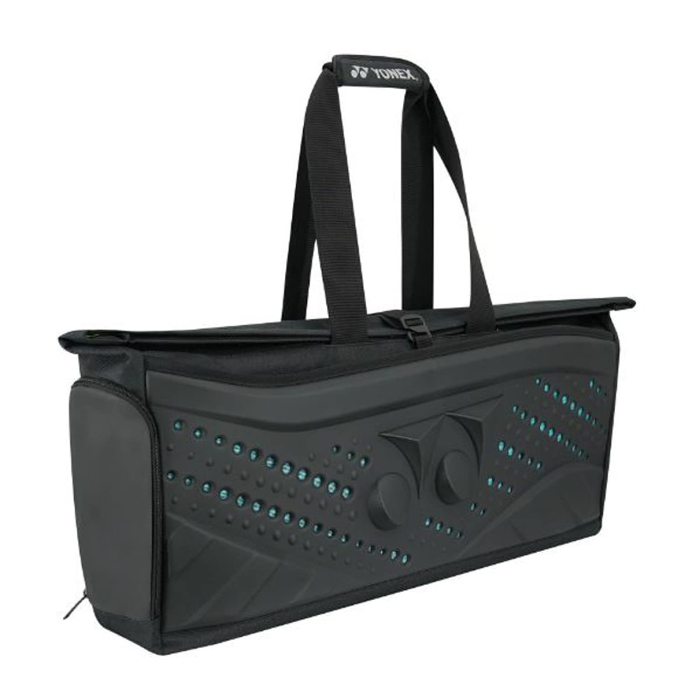 Yonex 2231R Black Edition Roll Down Tournament Bag, Black/Dazzling Blue Yonex 2231R Black Edition Roll Down Tournament Bag, Black/Dazzling Blue