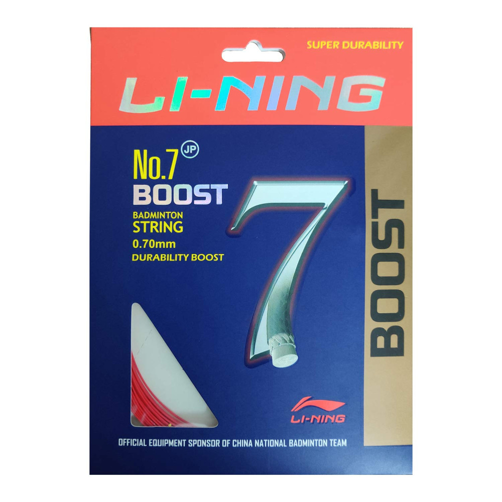 Li-NIng No. 7 Boost Professional Badminton String (0.70mm) - Ravishing Red Li-NIng No. 7 Boost Professional Badminton String (0.70mm) - Ravishing Red