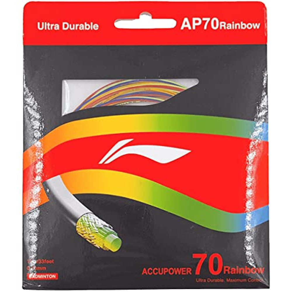 Li-Ning AP 70 Rainbow Badminton String Li-Ning AP 70 Rainbow Badminton String