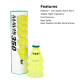 Yonex Mavis 350 Green Cap Nylon Shuttlecock (Yellow) Yonex Mavis 350 Green Cap Nylon Shuttlecock (Yellow)