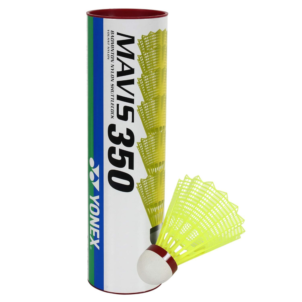 Yonex Mavis 350 Green Cap Nylon Shuttlecock (Yellow) Yonex Mavis 350 Green Cap Nylon Shuttlecock (Yellow)
