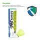 Yonex Mavis 200i Nylon Shuttle Cock, Pack of 6 (Yellow) Yonex Mavis 200i Nylon Shuttle Cock, Pack of 6 (Yellow)