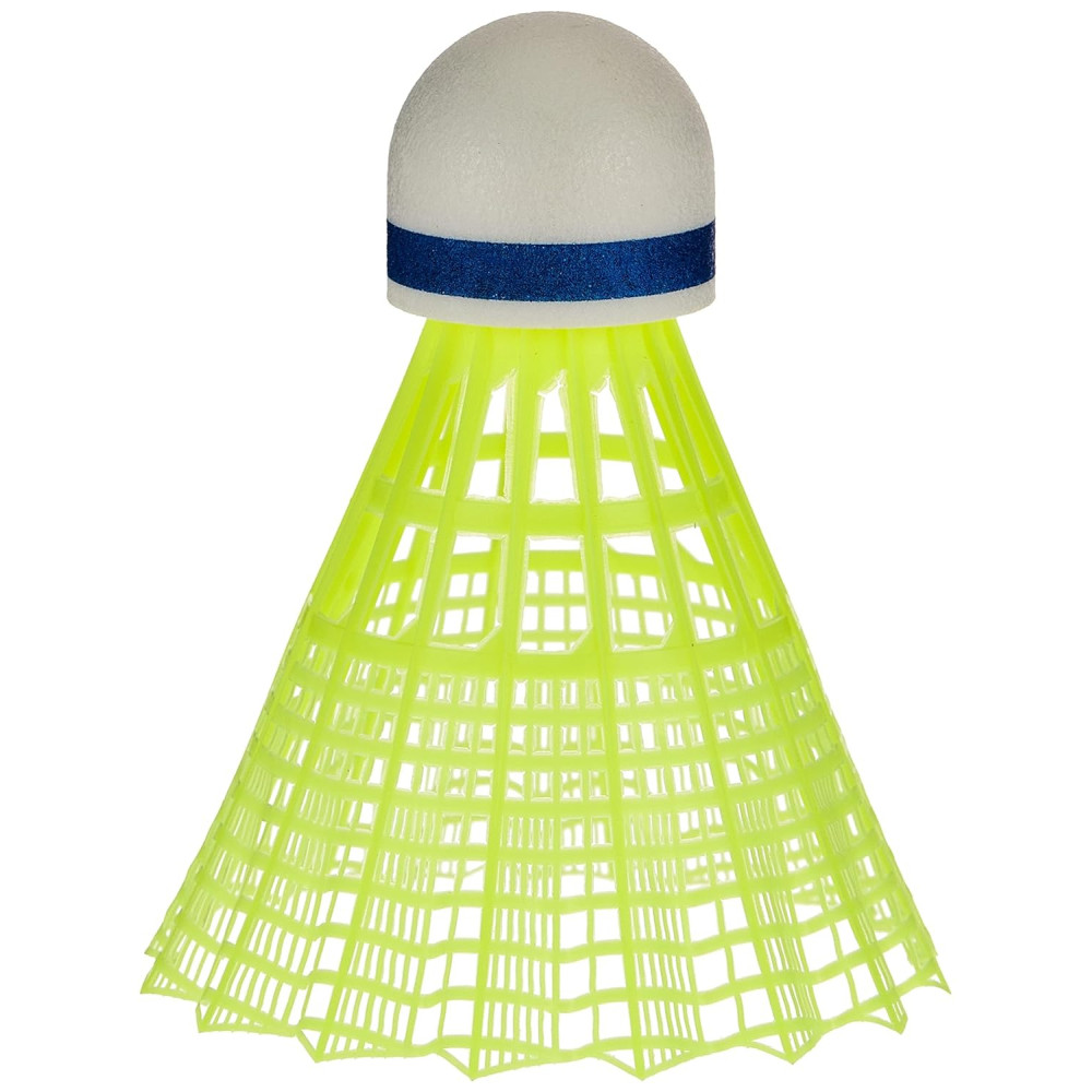 Yonex Mavis 10 Nylon Shuttlecock, Yellow, Pack of 6 | Made in Japan (Green Cap) Yonex Mavis 10 Nylon Shuttlecock, Yellow, Pack of 6 | Made in Japan (Green Cap)