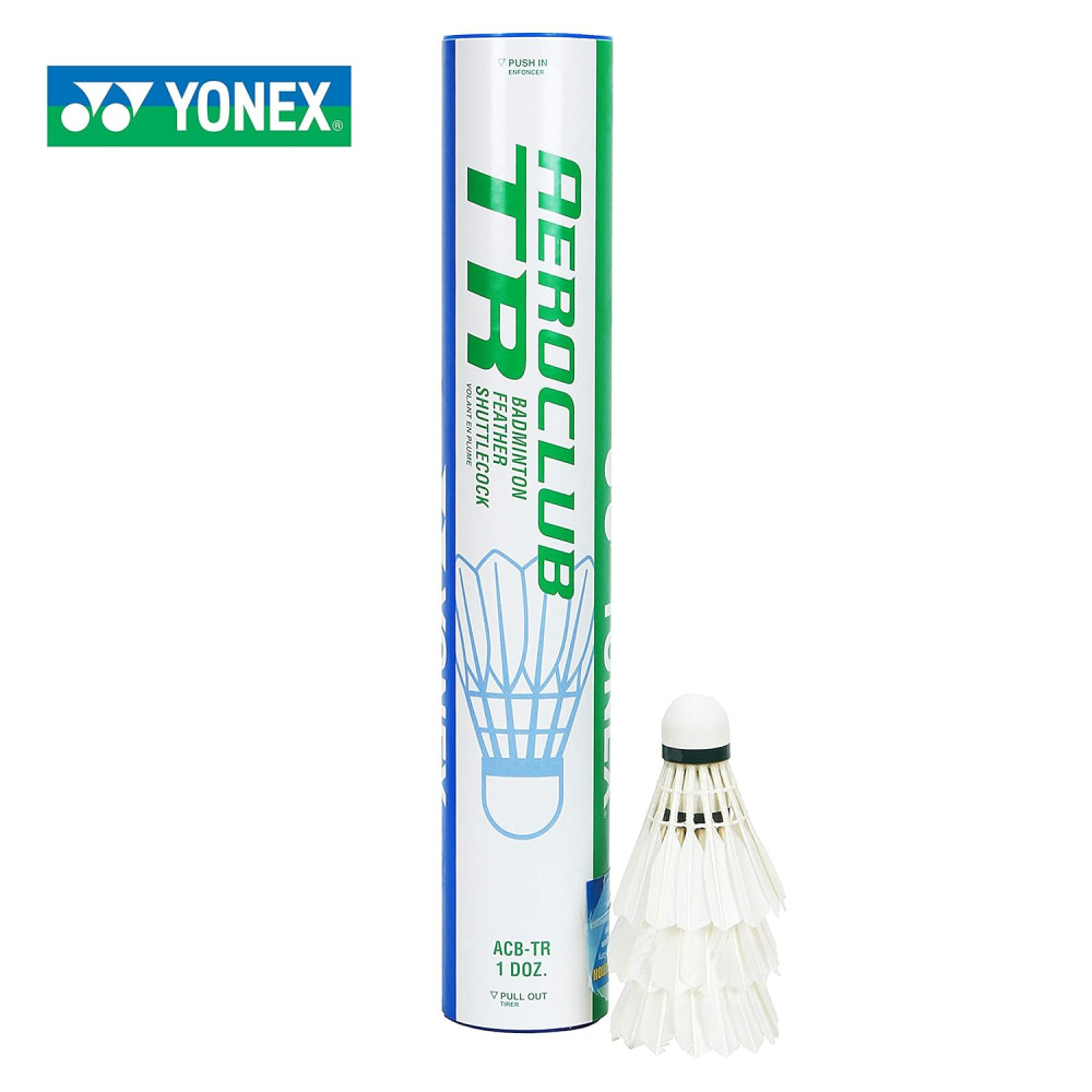 YONEX ACB TR Badminton Feather Shuttlecock (White) YONEX ACB TR Badminton Feather Shuttlecock (White)