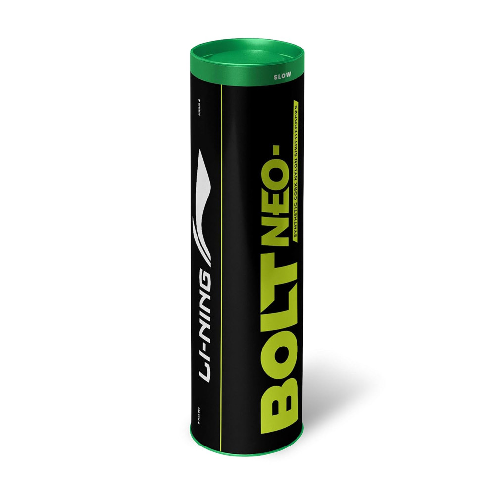 Li-Ning Bolt Neo (6 in 1) Nylon Badminton Shuttlecocks (Yellow) Li-Ning Bolt Neo (6 in 1) Nylon Badminton Shuttlecocks (Yellow)