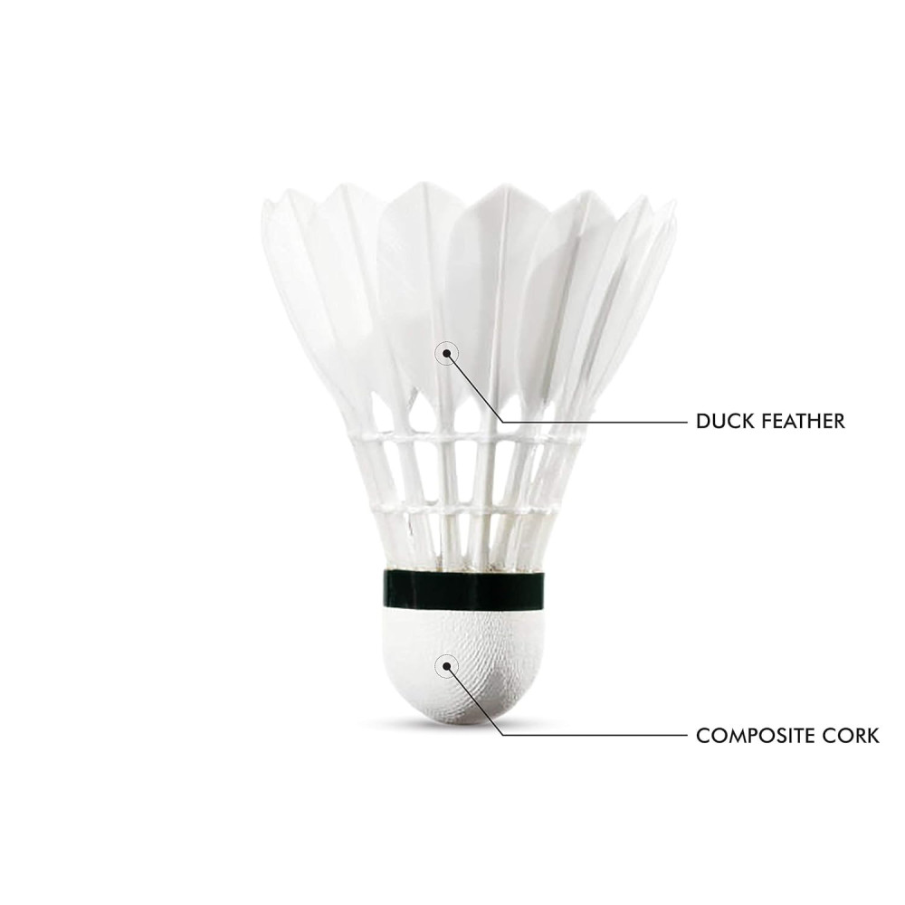Li-Ning Strike Speed 77 Feather Shuttlecock (White Natural) Li-Ning Strike Speed 77 Feather Shuttlecock (White Natural)