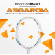 Apacs Asgardia Control (73 grams Ultra Lightweight) Made in Vietnam | Japanese Graphite Unstrung Badminton Racket with Full Cover | G2-4 1/8 inches (Orange) Apacs Asgardia Control (73 grams Ultra Lightweight) Made in Vietnam | Japanese Graphite Unstrung Badminton Racket with Full Cover | G2-4 1/8 inches (Orange)