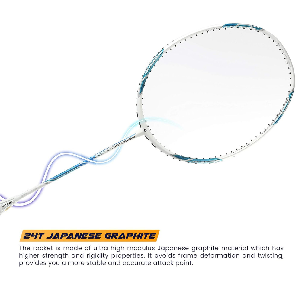 Apacs Asgardia Control (73 grams Ultra Lightweight) Made in Vietnam | Japanese Graphite Unstrung Badminton Racket with Full Cover | G2-4 1/8 inches (Orange) Apacs Asgardia Control (73 grams Ultra Lightweight) Made in Vietnam | Japanese Graphite Unstrung Badminton Racket with Full Cover | G2-4 1/8 inches (Orange)