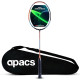 Apacs Asgardia Control (73 grams Ultra Lightweight) Made in Vietnam | Japanese Graphite Unstrung Badminton Racket with Full Cover | G2-4 1/8 inches (Orange) Apacs Asgardia Control (73 grams Ultra Lightweight) Made in Vietnam | Japanese Graphite Unstrung Badminton Racket with Full Cover | G2-4 1/8 inches (Orange)