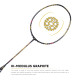 Apacs Finapi 232 Limited Edition (38 LBS Mega Tension) Made in Vietnam | Japanese Graphite Unstrung Badminton Racket (Black Red Gold) Apacs Finapi 232 Limited Edition (38 LBS Mega Tension) Made in Vietnam | Japanese Graphite Unstrung Badminton Racket (Black Red Gold)