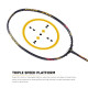 Apacs Finapi 232 Limited Edition (38 LBS Mega Tension) Made in Vietnam | Japanese Graphite Unstrung Badminton Racket (Black Red Gold) Apacs Finapi 232 Limited Edition (38 LBS Mega Tension) Made in Vietnam | Japanese Graphite Unstrung Badminton Racket (Black Red Gold)