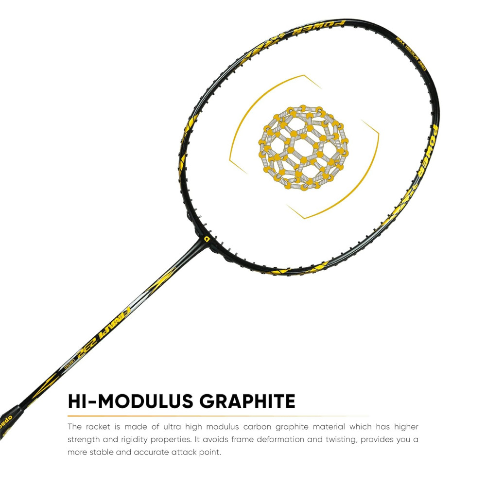 Apacs Finapi 232 Limited Edition (38 LBS Mega Tension) Made in Vietnam | Japanese Graphite Unstrung Badminton Racket (Black Red Gold) Apacs Finapi 232 Limited Edition (38 LBS Mega Tension) Made in Vietnam | Japanese Graphite Unstrung Badminton Racket (Black Red Gold)