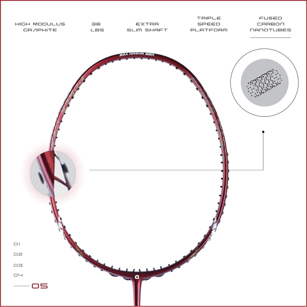 Apacs Finapi 232 (Unstrung, 38 LBS Max Tension) Made in Vietnam | 100% Japanese Graphite | High Modulus | High Power Badminton Racket with Free Full Cover | G1-4 1/4 inches (Black) Apacs Finapi 232 (Unstrung, 38 LBS Max Tension) Made in Vietnam | 100% Japanese Graphite | High Modulus | High Power Badminton Racket with Free Full Cover | G1-4 1/4 inches (Black)