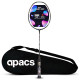 Apacs Finapi 232 (Unstrung, 38 LBS Max Tension) Made in Vietnam | 100% Japanese Graphite | High Modulus | High Power Badminton Racket with Free Full Cover | G1-4 1/4 inches (Black) Apacs Finapi 232 (Unstrung, 38 LBS Max Tension) Made in Vietnam | 100% Japanese Graphite | High Modulus | High Power Badminton Racket with Free Full Cover | G1-4 1/4 inches (Black)