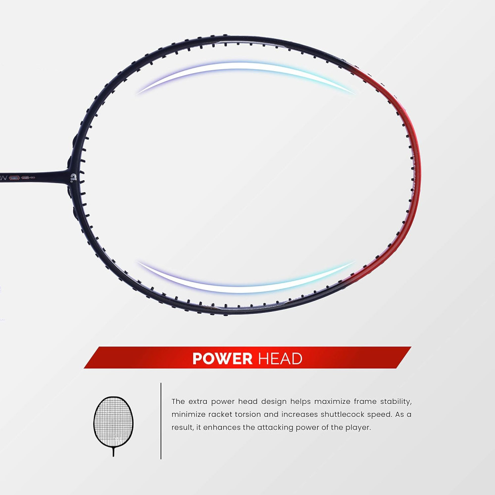 Apacs Nano Fusion Speed 722 (76 grams, Made in Vietnam) Ulta Light Weight | Japanese Graphite Unstrung Badminton Racket with Free Full Cover | G2-4 1/8 inches (Grey) Apacs Nano Fusion Speed 722 (76 grams, Made in Vietnam) Ulta Light Weight | Japanese Graphite Unstrung Badminton Racket with Free Full Cover | G2-4 1/8 inches (Grey)
