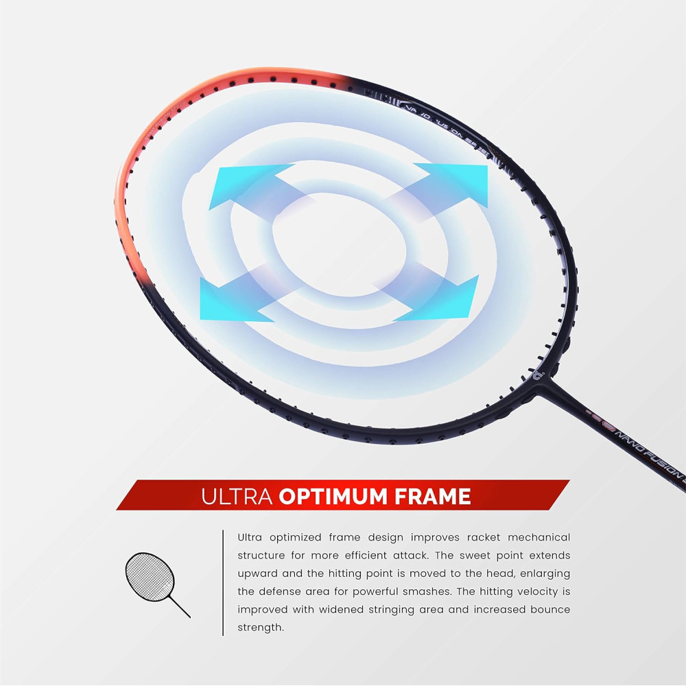 Apacs Nano Fusion Speed 722 (76 grams, Made in Vietnam) Ulta Light Weight | Japanese Graphite Unstrung Badminton Racket with Free Full Cover | G2-4 1/8 inches (Grey) Apacs Nano Fusion Speed 722 (76 grams, Made in Vietnam) Ulta Light Weight | Japanese Graphite Unstrung Badminton Racket with Free Full Cover | G2-4 1/8 inches (Grey)