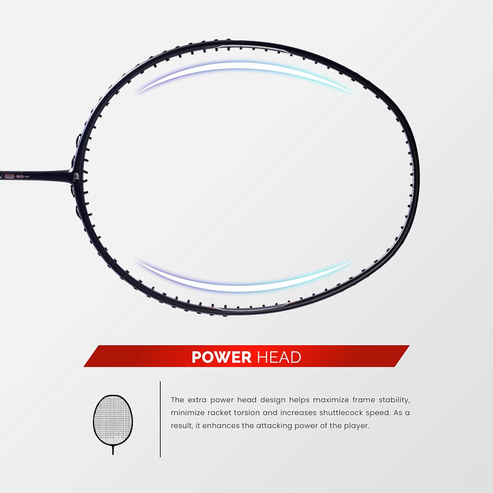 Apacs Nano Fusion Speed 722 (76 grams, Made in Vietnam) Ulta Light Weight | Japanese Graphite Unstrung Badminton Racket with Free Full Cover | G2-4 1/8 inches (Grey) Apacs Nano Fusion Speed 722 (76 grams, Made in Vietnam) Ulta Light Weight | Japanese Graphite Unstrung Badminton Racket with Free Full Cover | G2-4 1/8 inches (Grey)